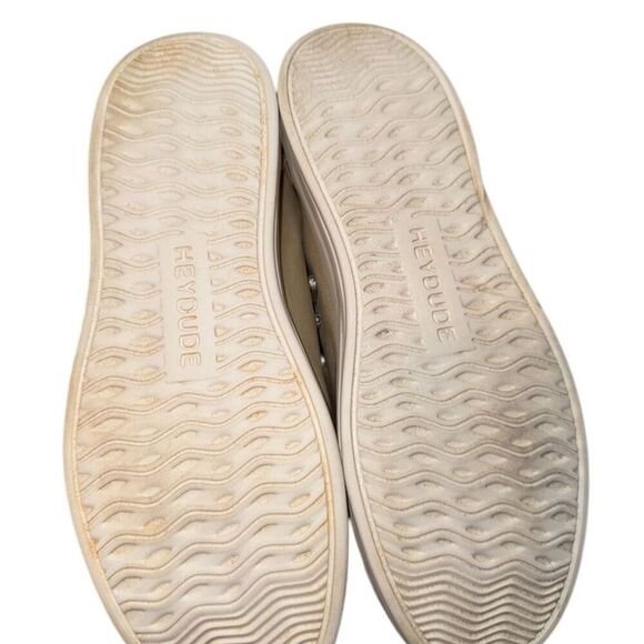 Hey Dude Women's Karina Joy Sneakers Beige Animal Print Size 9 - Picture 6 of 9